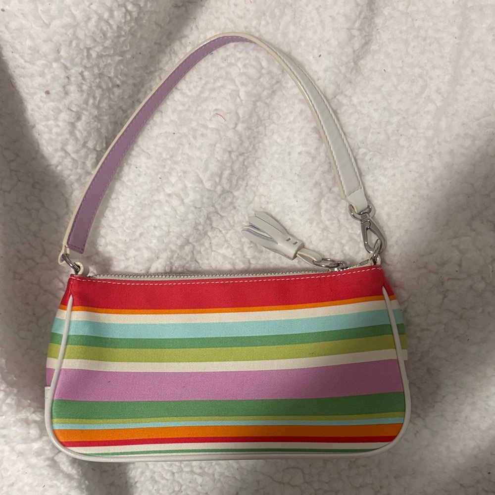 Coach Colorful Striped Women's Bag
